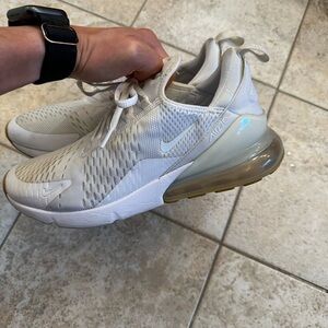 Nike Air Max 270 Cream Sneakers